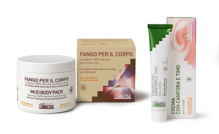 Fango scaldante e Crema con Canfora e Timo: due prodotti naturali efficaci per articolazioni, muscoli e zona cervicale
